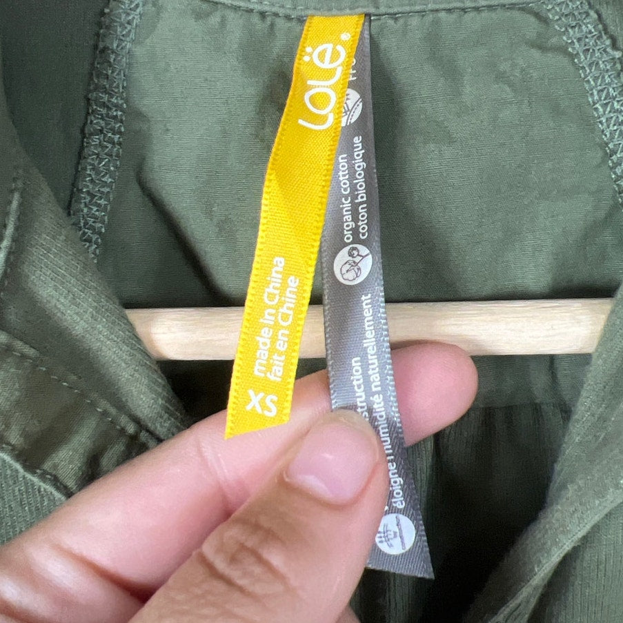 Lole Cross Court Polo Tank In Green Women's Size XS