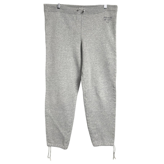 Vintage Polo Ralph Lauren Size Small Gray Sweatpants Adjustable Cotton