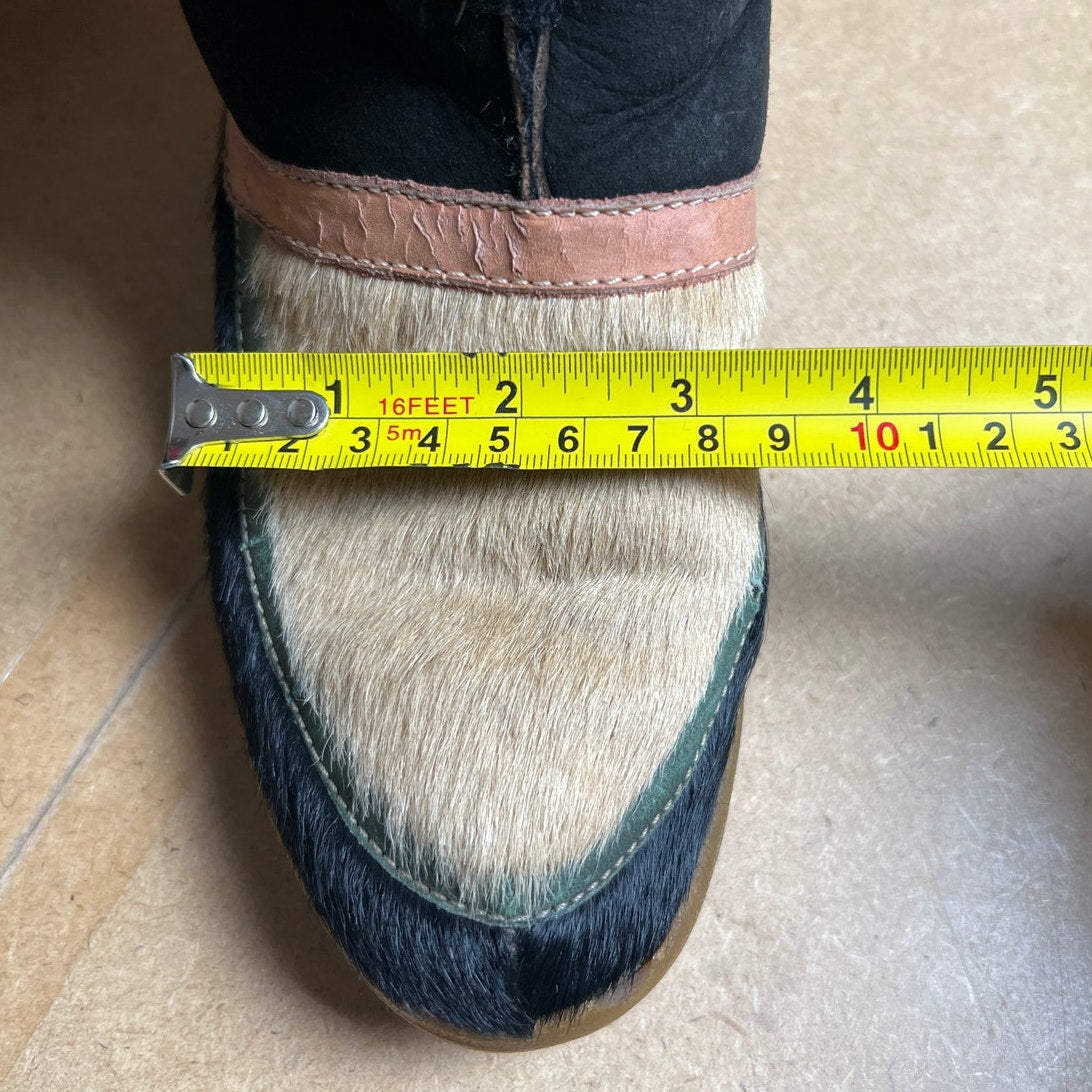 Tecnica Rainbow Calf Hair Fur Lined Snow Boots Sz 38 W7