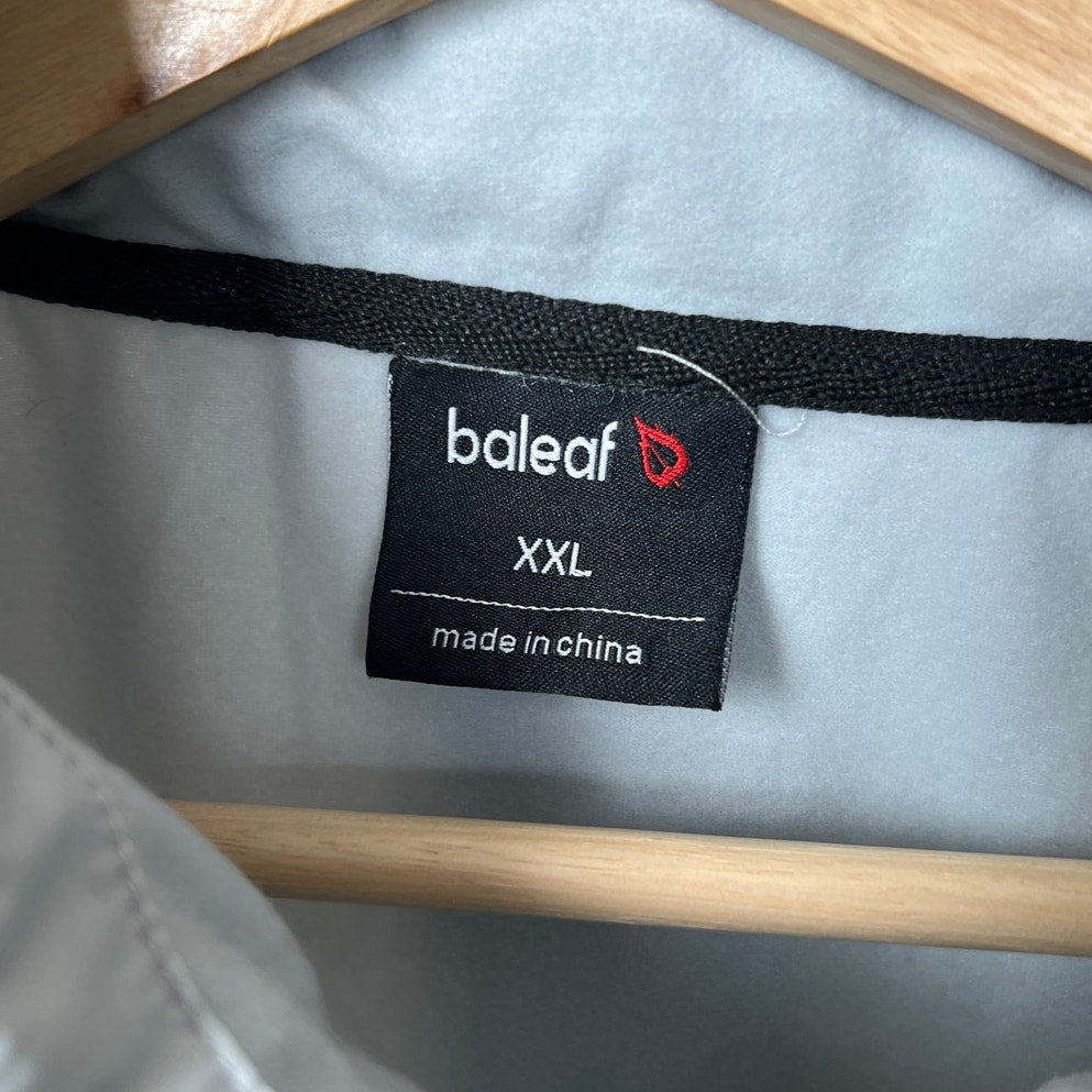 Baleaf 2XL Sky Blue 100% Nylon Front Quilted Long Sleeve Jacket