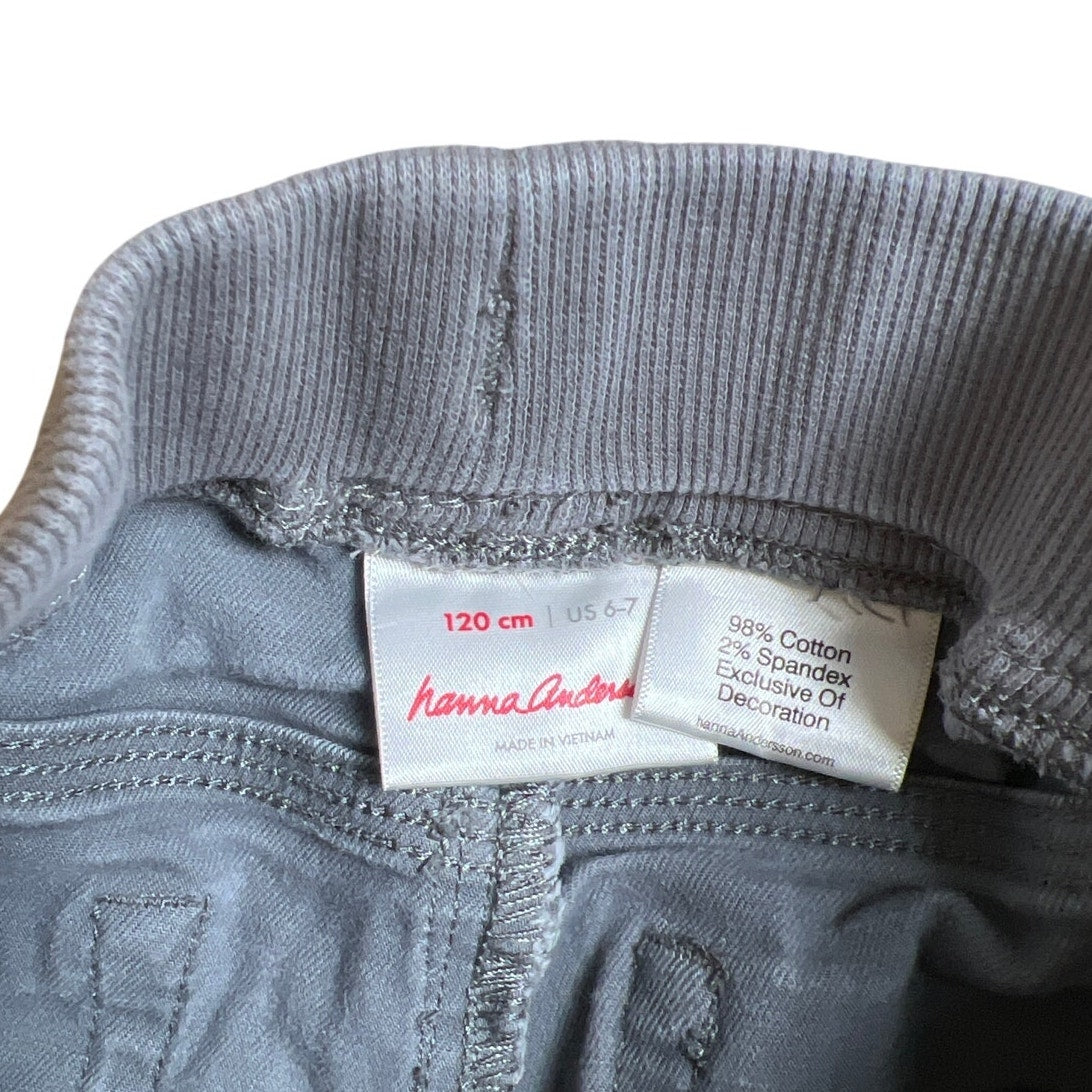 Hanna Andersson Boy Gray Pants Size US 6-7