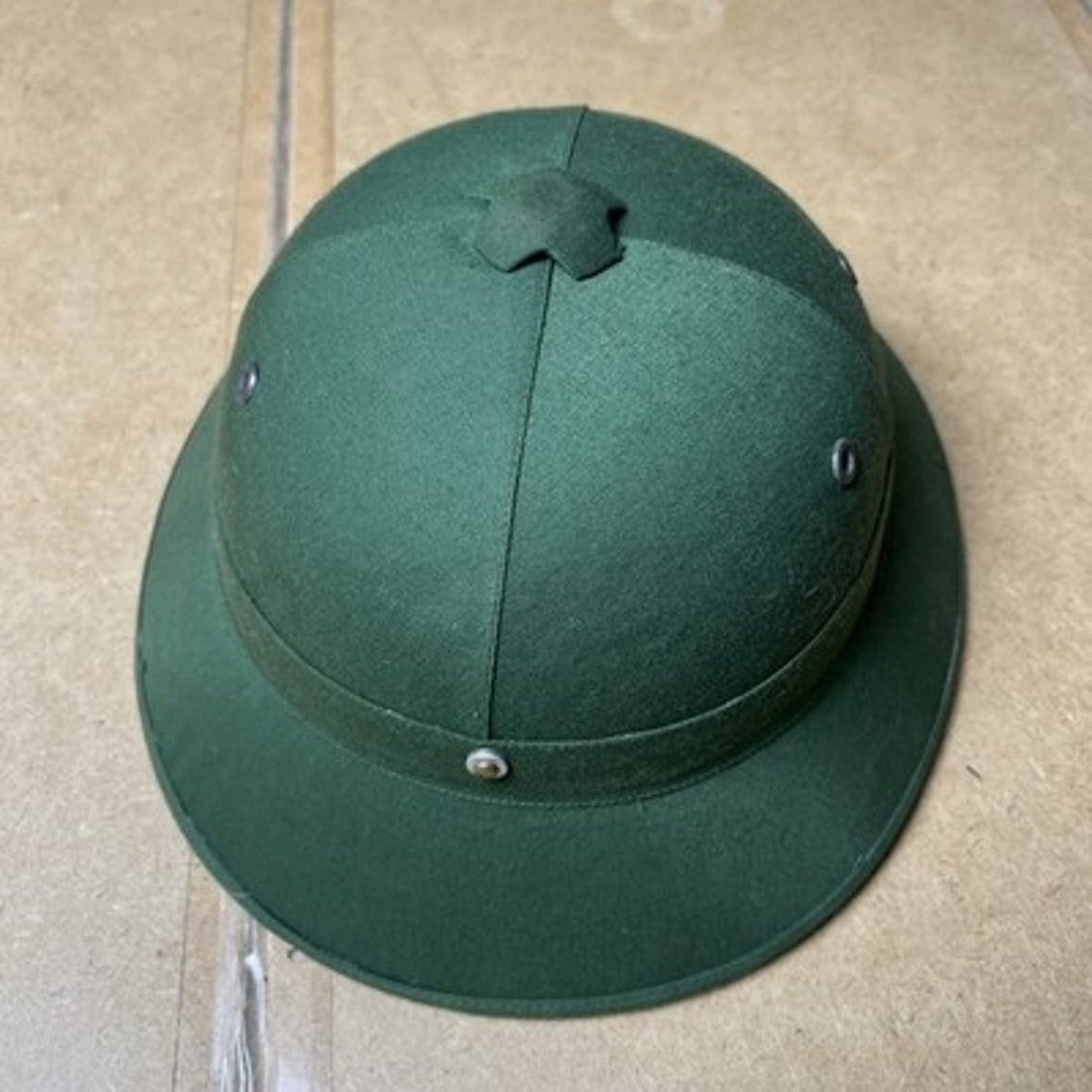 Pith Helmet Green One Size Military Militaria Hat Made In South Africa