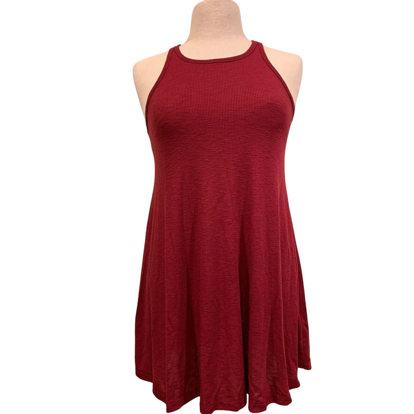 Free People Tank Dress Burgundy Red Size XS