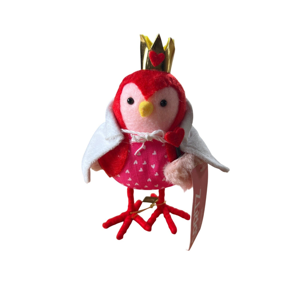 NWT Target Spritz Valentine FEATHERLY FRIENDS “QUEENIE” BIRD Queen of Hearts