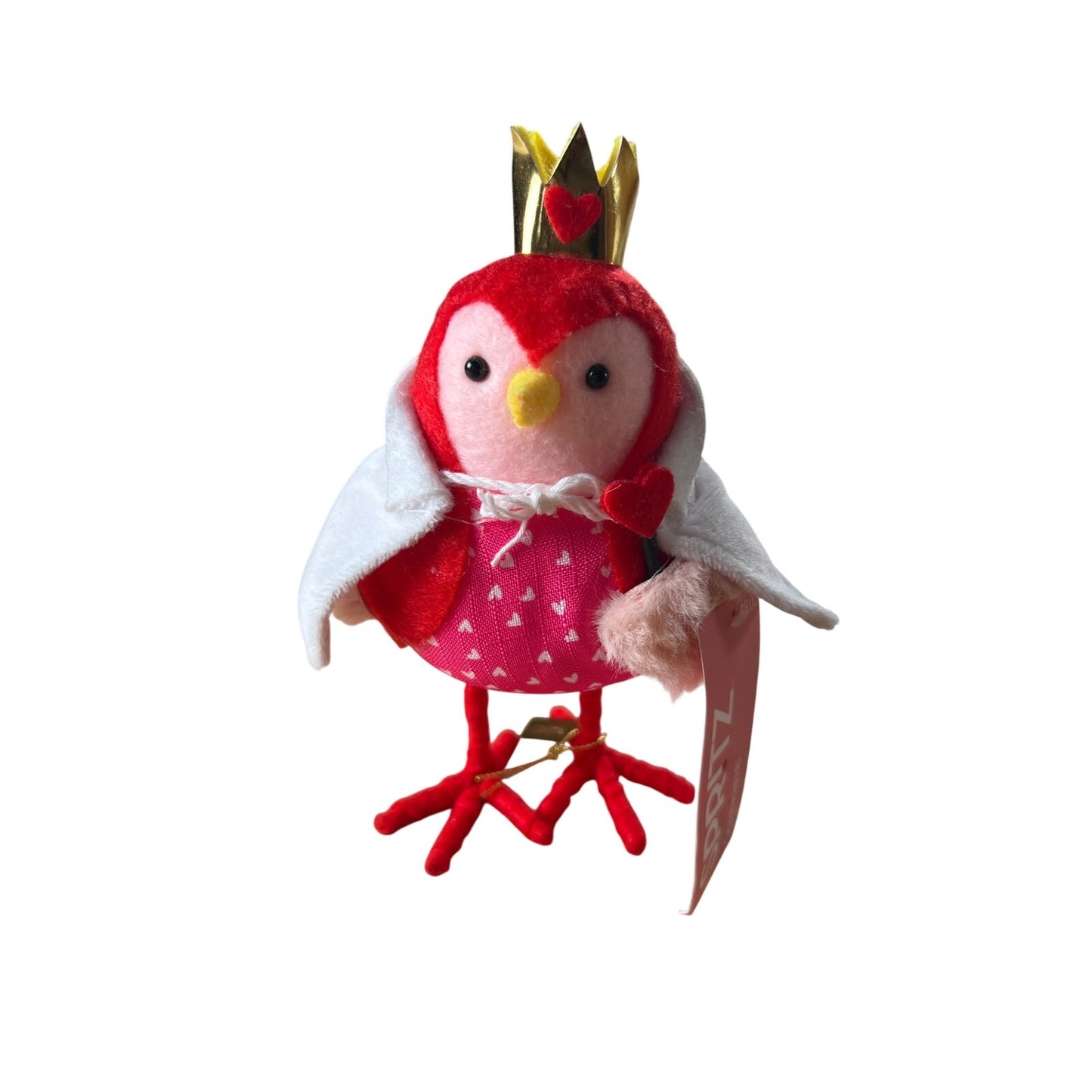 NWT Target Spritz Valentine FEATHERLY FRIENDS “QUEENIE” BIRD Queen of Hearts