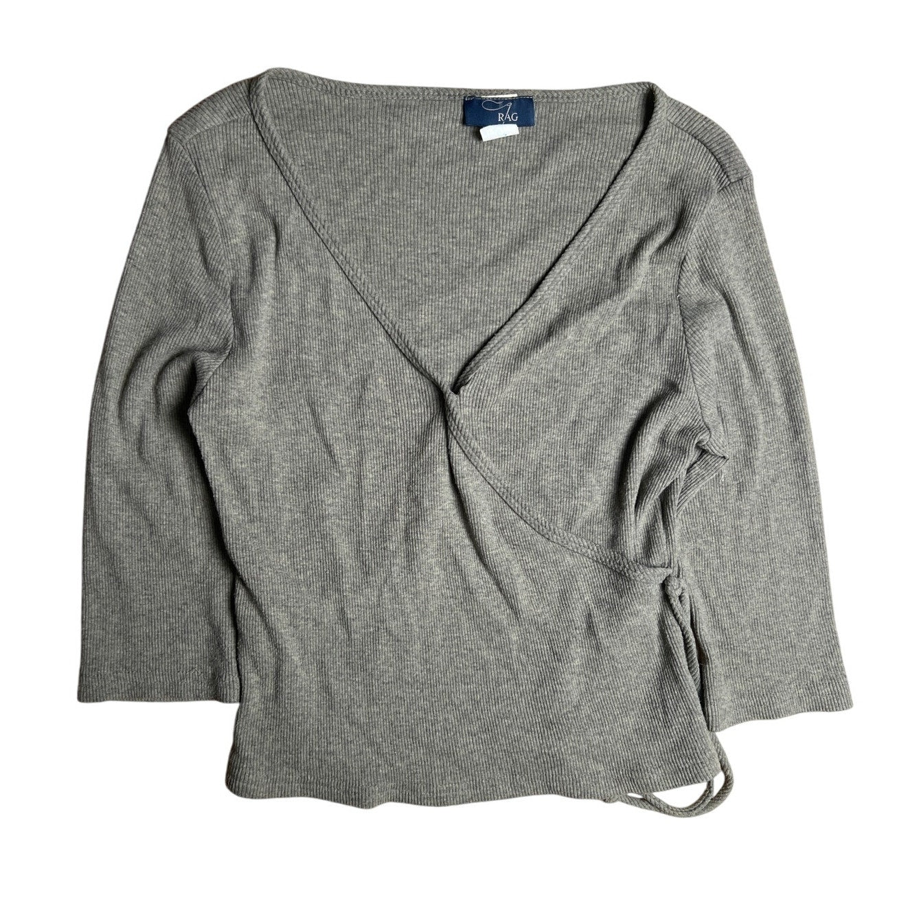 Vintage Rag Gray Long Sleeve Women Size M
