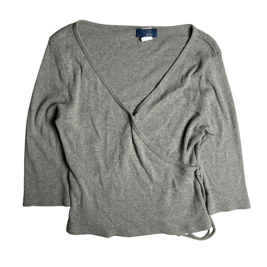 Vintage Rag Gray Long Sleeve Women Size M