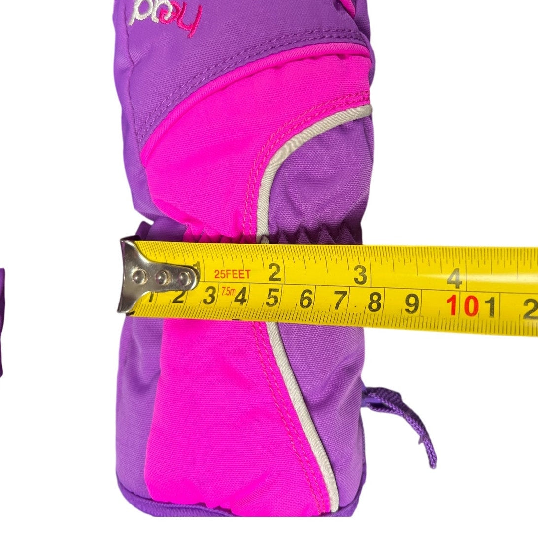 Head Purple with Pink Dupont Sonora Kids Snow Mittens Size Small