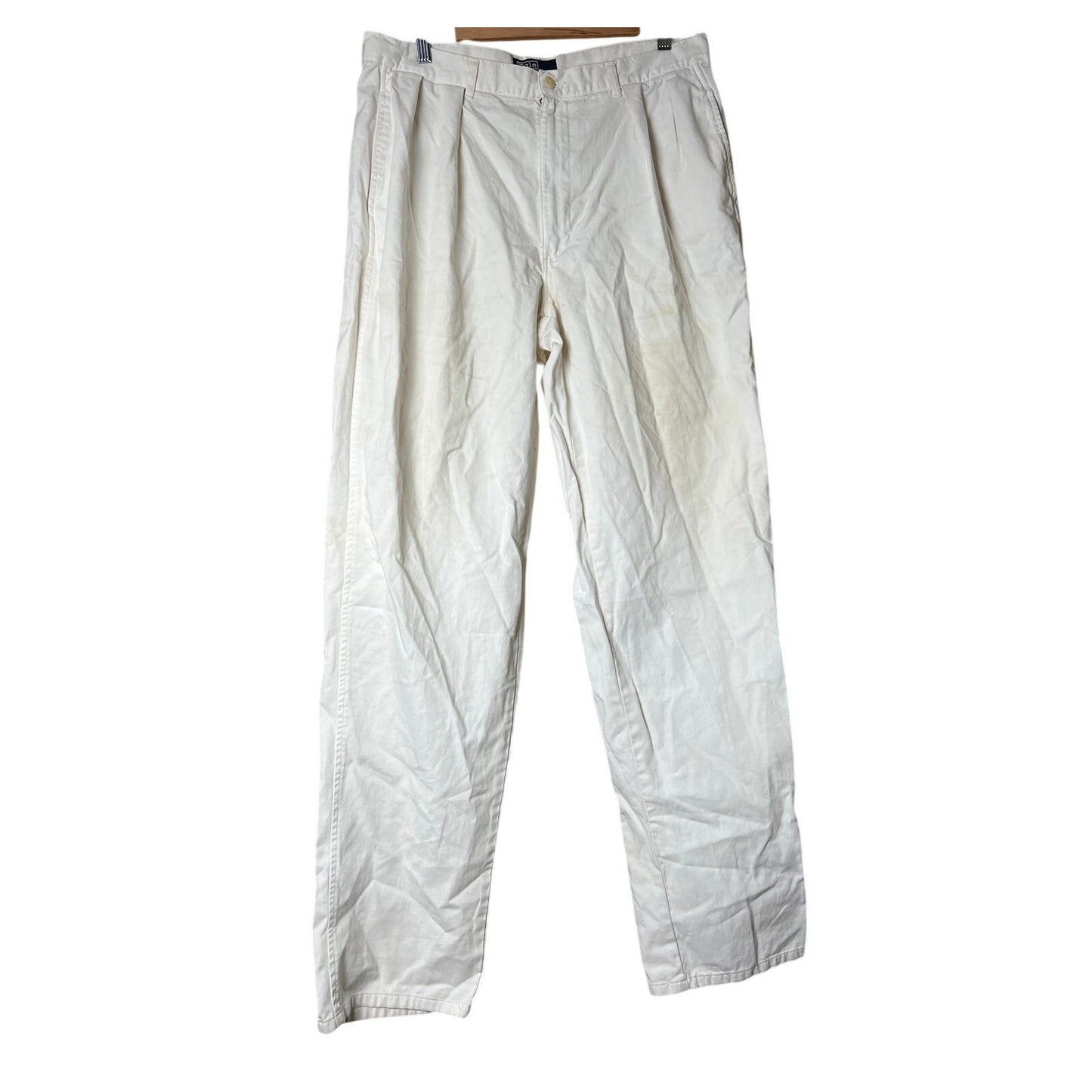 Polo Ralph Lauren Cotton Dress Pants *Stains* 36 x 34 Hammond