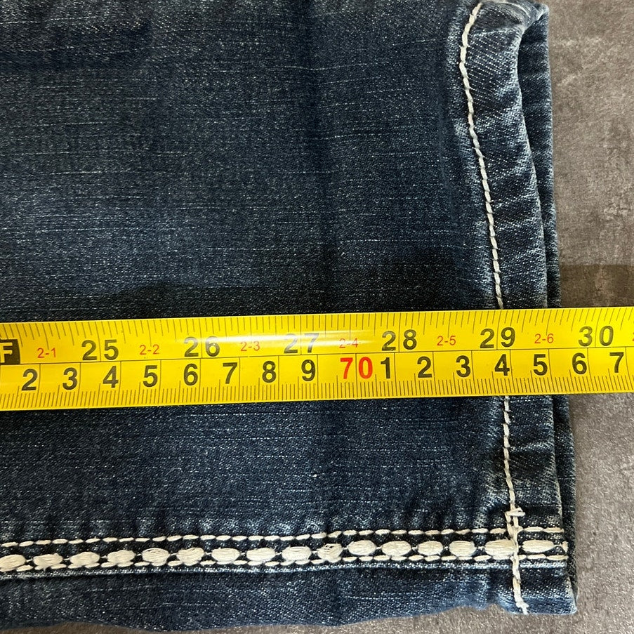 L.A. Idol USA Embellished Large Stitch Jeans Size 7 Women's