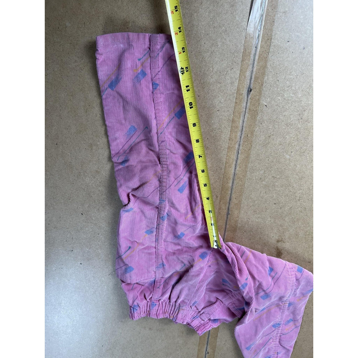 Oshkosh Bigosh Genuine American Jogger Pants Girls 7 Pink Corduroy Elastic Waist