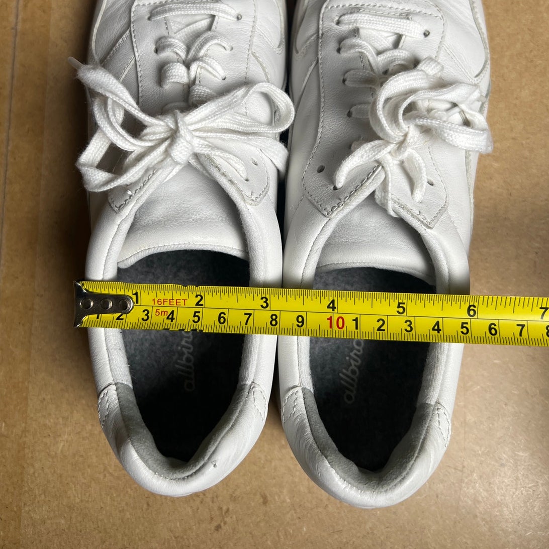 AllBirds Unisex White Lace-Up Sneakers W13 M11