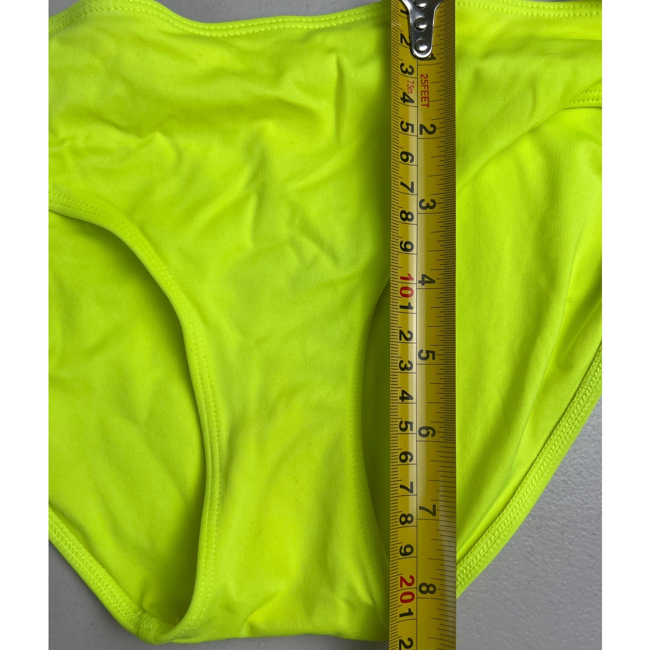 PINK Victoria Secret Lime Green Medium Swim Bottom