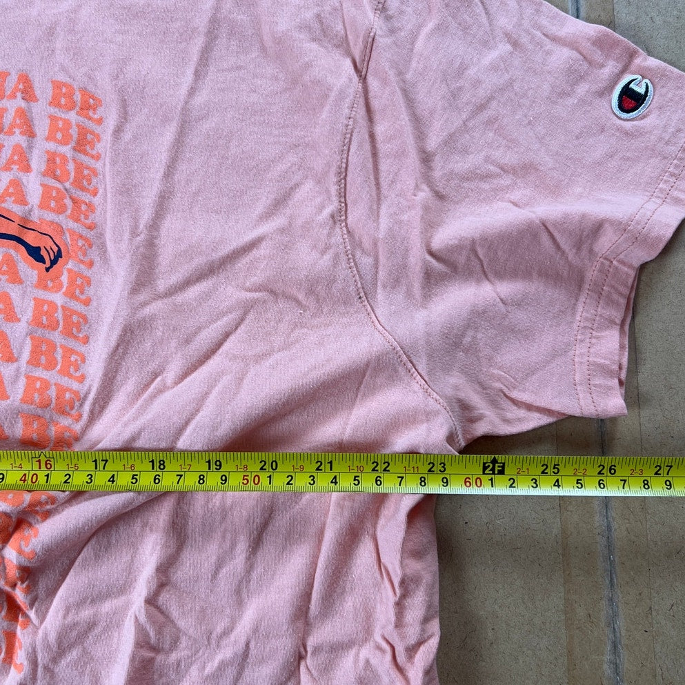 Champion Retro Peach Skater Girl Graphic Tee XL