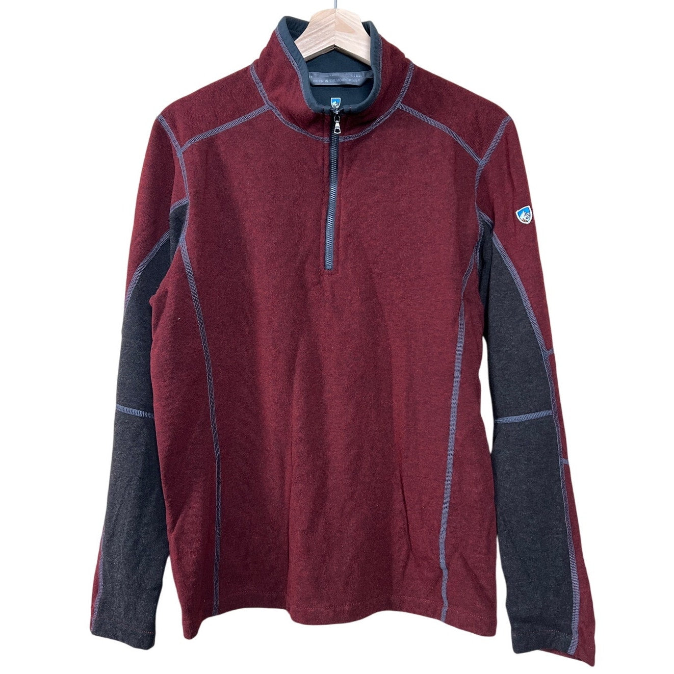 Kuhl Size Small Quarter Zip Red Kashmira Red Sweater