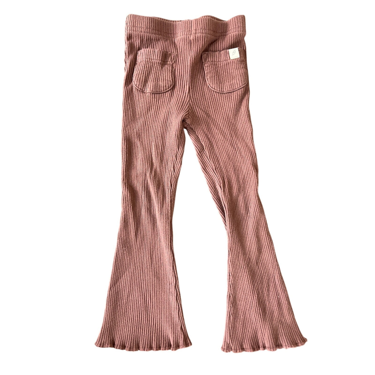 Easy Peasy 2T Cotton Toddler Leggings Rib Flare