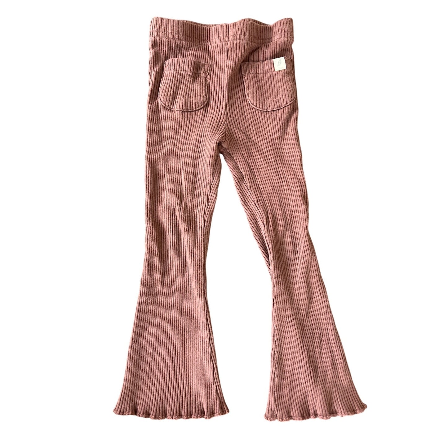 Easy Peasy 2T Cotton Toddler Leggings Rib Flare