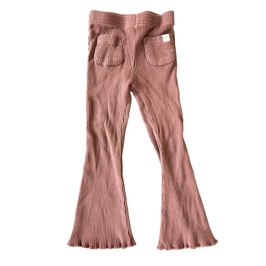 Easy Peasy 2T Cotton Toddler Leggings Rib Flare