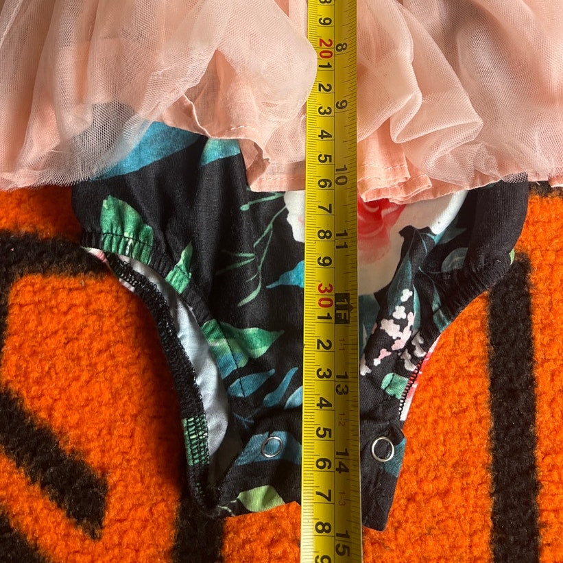 Patpat NWT 9-12M Tank Mesh Dresses Floral
