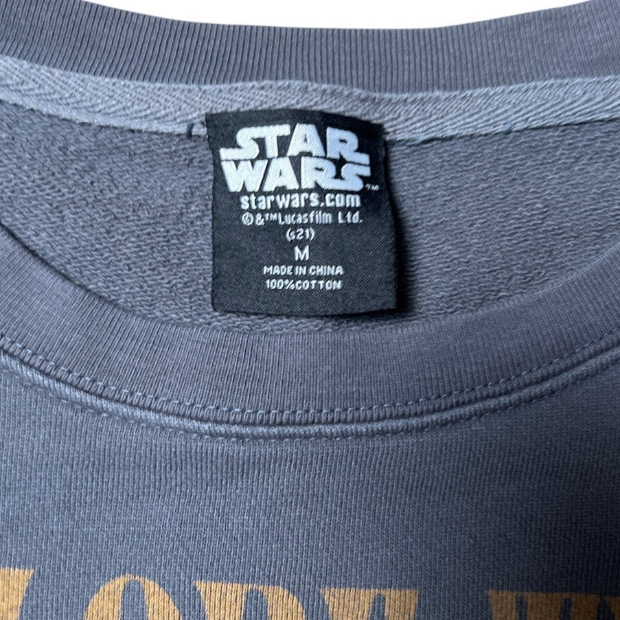 Star Wars Endor Wildlife Expeditions Pullover Crew Sweatshirt Mens Size M