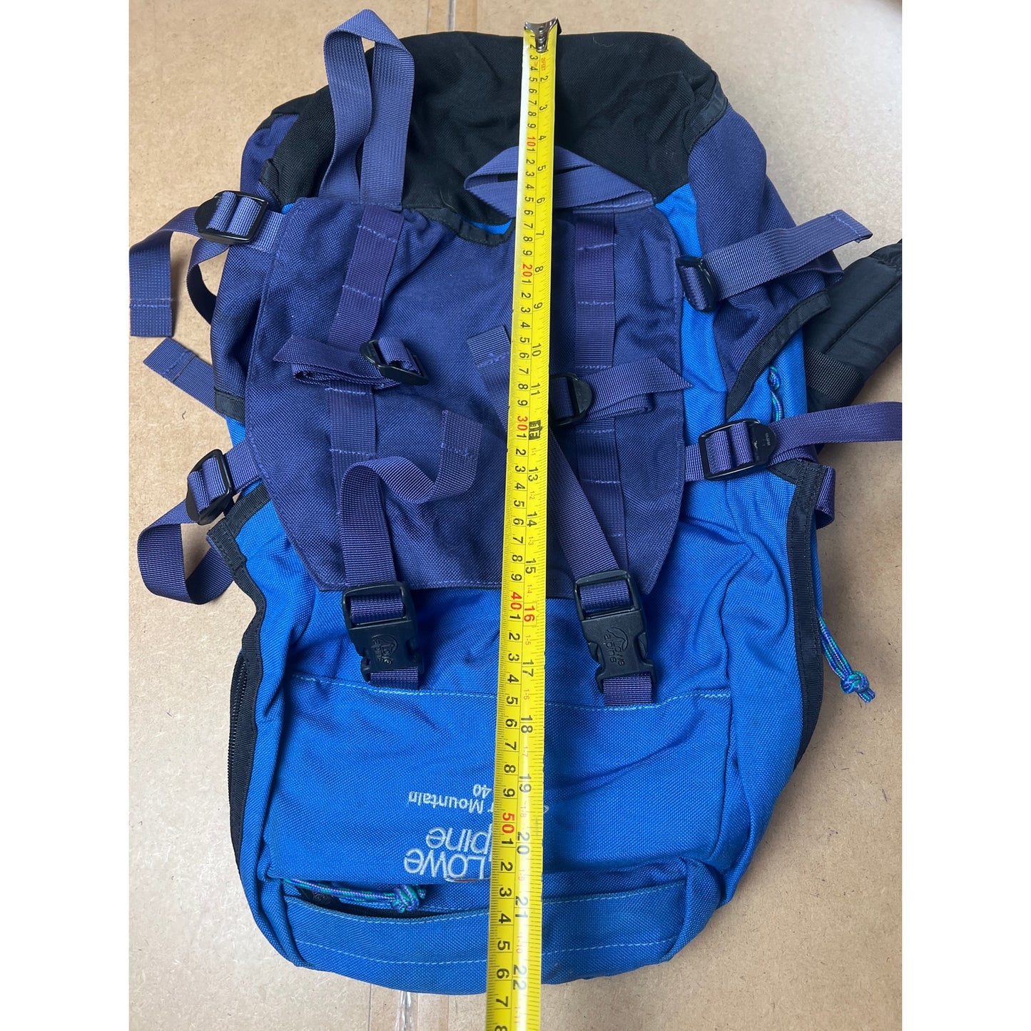 Vintage Lowe Alpine Systems Cloud Walker 2 II Hiking Backpack Blue