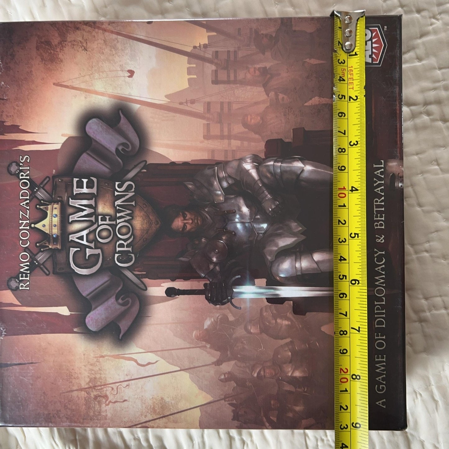 Alderac Game Of Crowns Strategy Board Game 2015 4-8 Players Diplomacy AEG