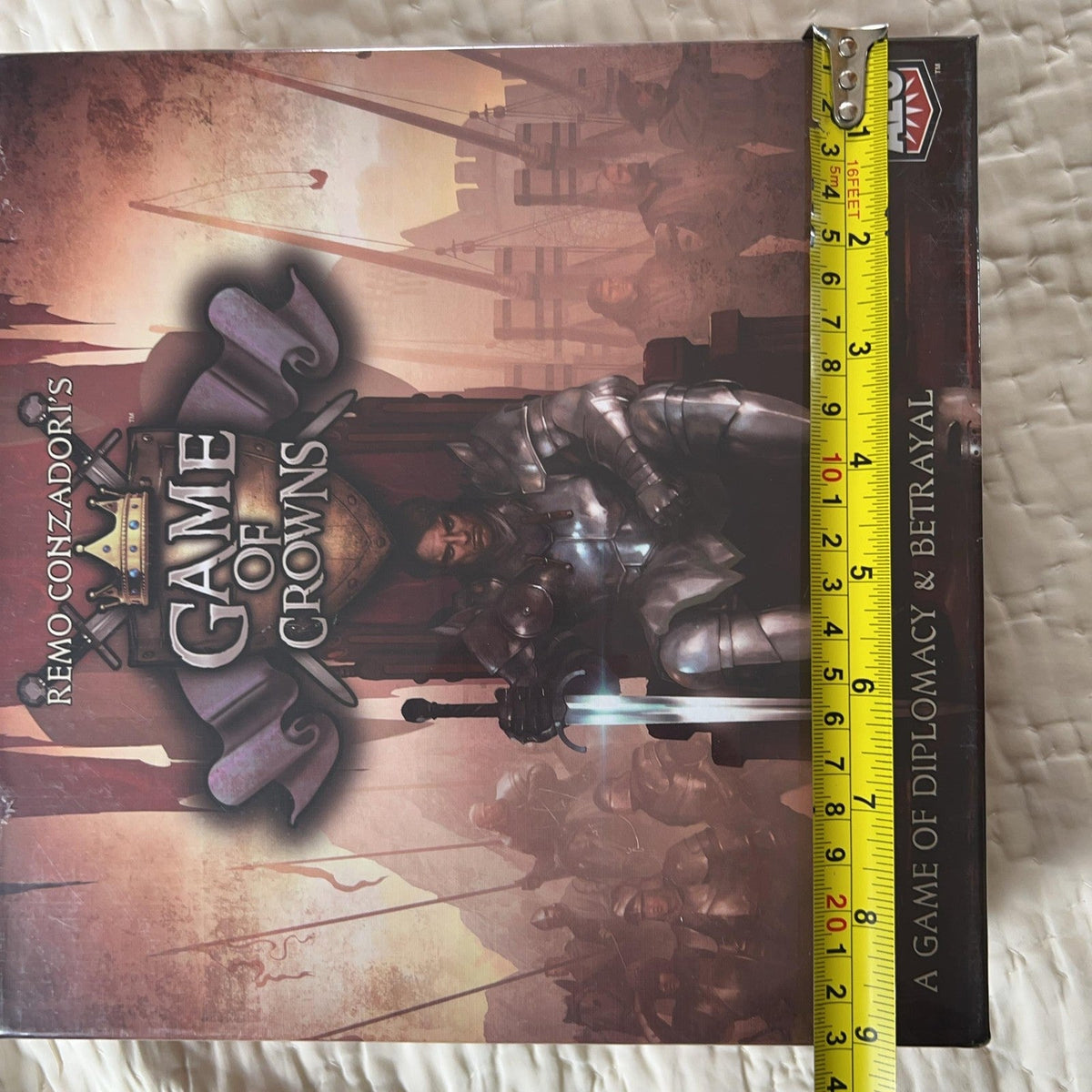 Alderac Game Of Crowns Strategy Board Game 2015 4-8 Players Diplomacy AEG