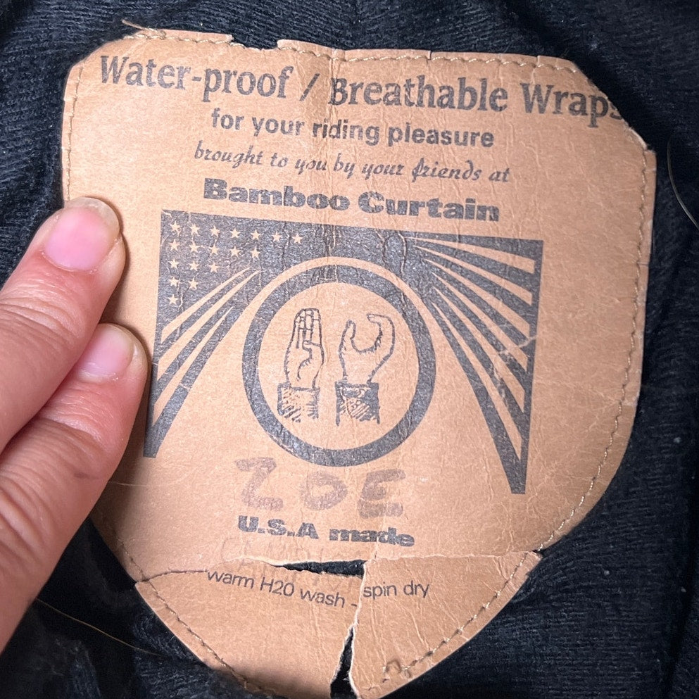 Bamboo Curtain USA Made Beast Bib Waterproof Ski Pants *Dimensions In Pic*