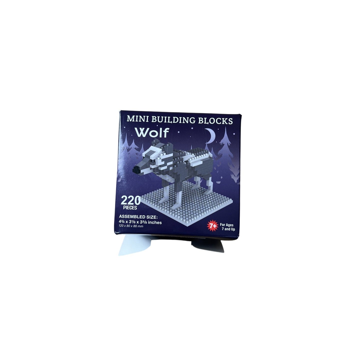 Impact Wolf Mini Building Blocks Brick Tile 220 Pcs Gray 7+ Plastic Toy
