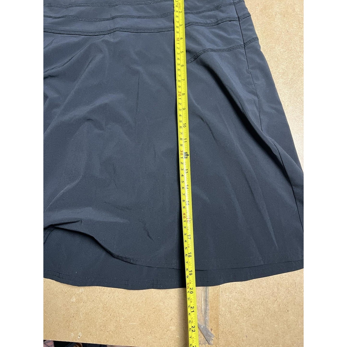 Athleta Skirt Womens 12 Blue A-Line Athletic Lightweight Pockets Stretch Active