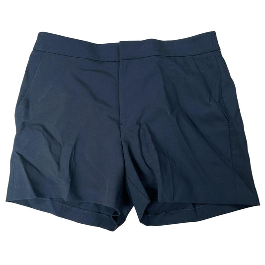 Banana Republic Chino Shorts Womens 12 Black Twill Polyester Blend Pockets