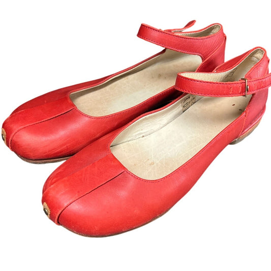 Dr. Marten Red Slip On Size 9 UK Women's US 11 Mary Jane