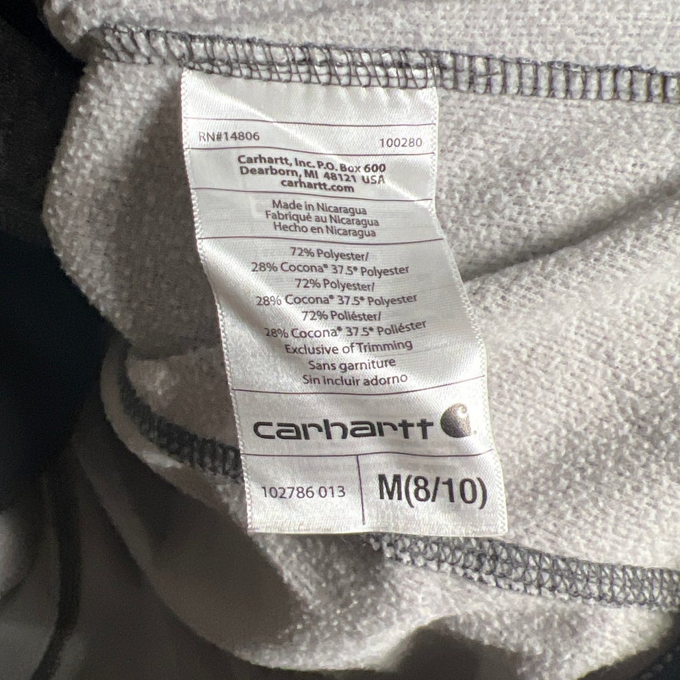 Carhartt Women's Gray Full-Zip Sweater Size M