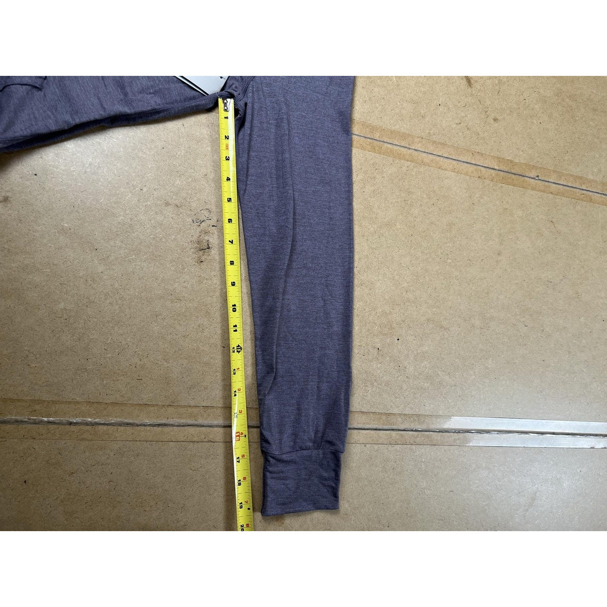 Pulse Sweater Womens S Gray Full Zip Hooded Lightweight Stretch Jersey