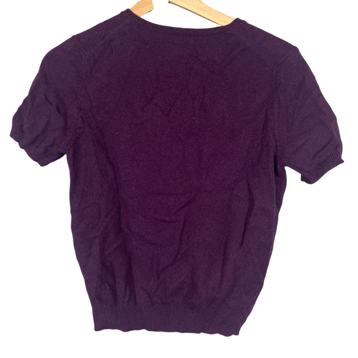 Lauren Ralph Lauren 100% Cashmere Purple Top Women Size M