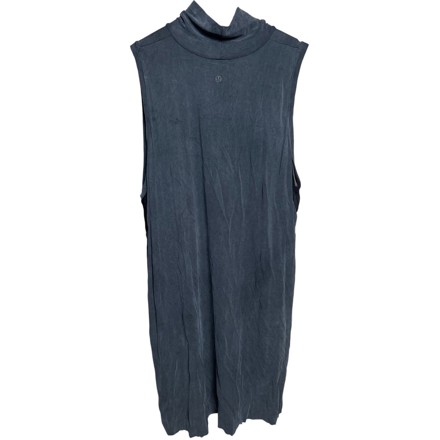 Lululemon Grey Women Long Streatchable Dress *Dimensions In Pictures* Sleeveless