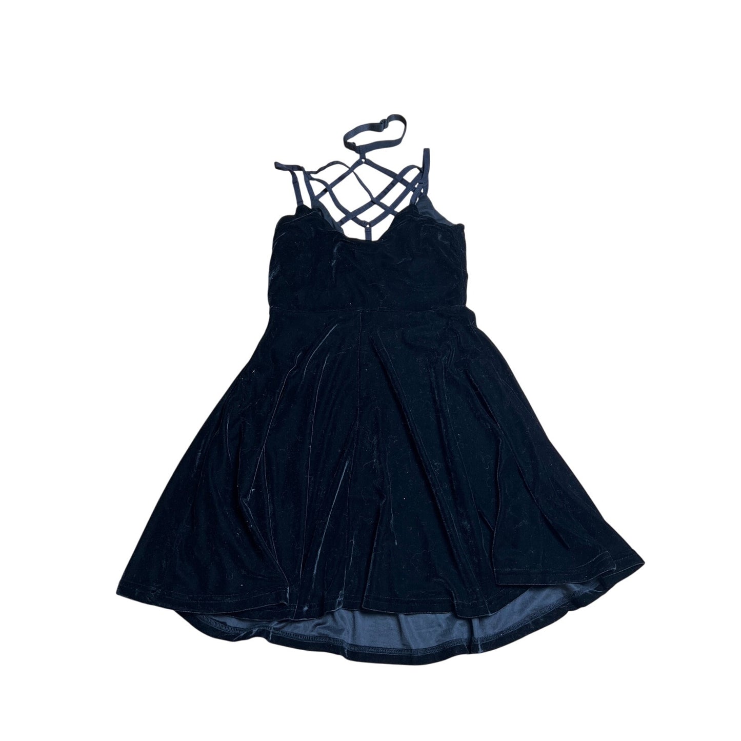 Killstar Black Velvet Magicka Skater Dress Size XS