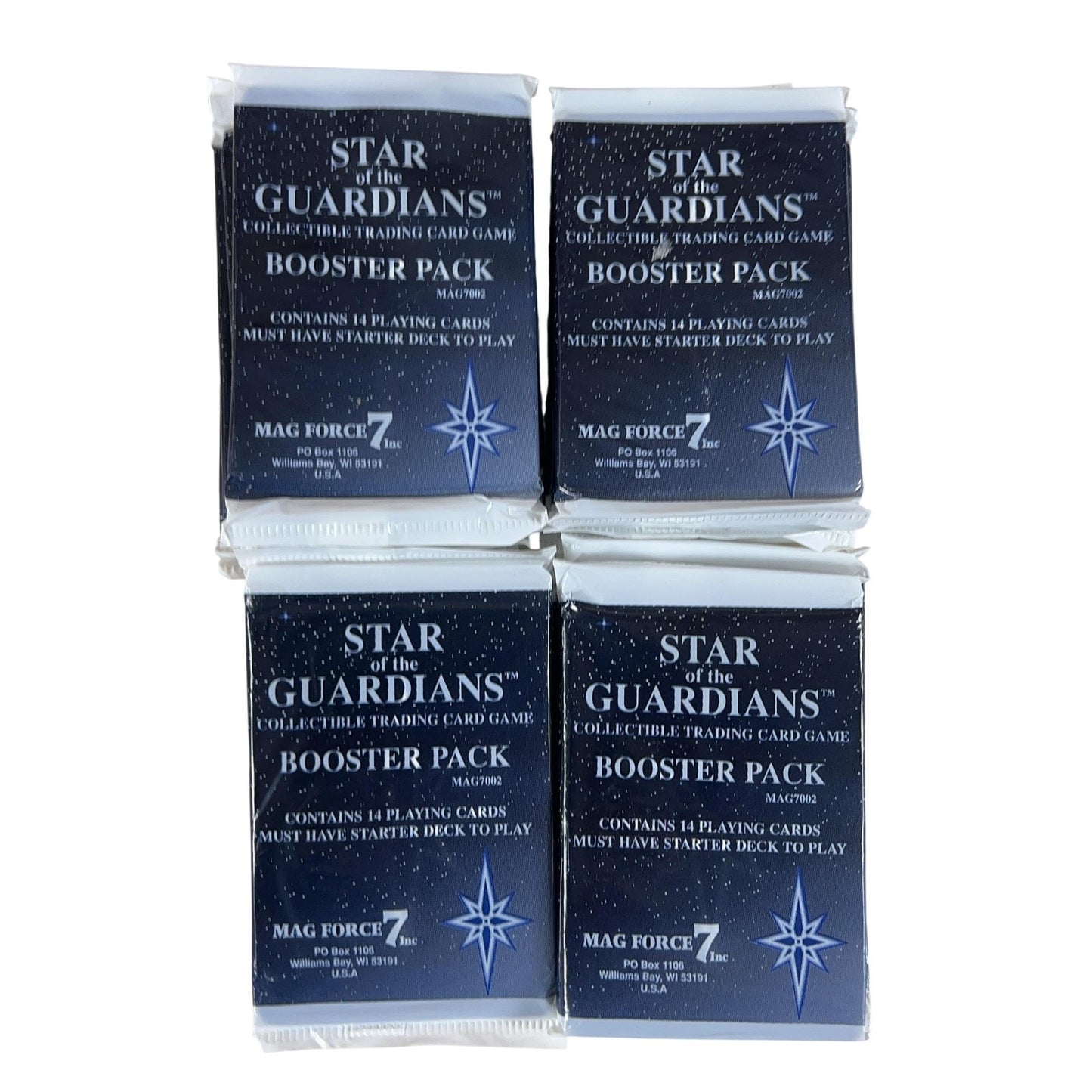 Mag Force 7 Inc. Star Of The Guardians Booster Pack Lot Of 10 Sealed Navy