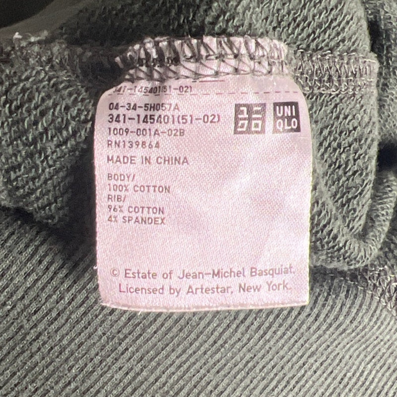 Jean Michel Basquait New York Sweatshirt Big Logo Mens S