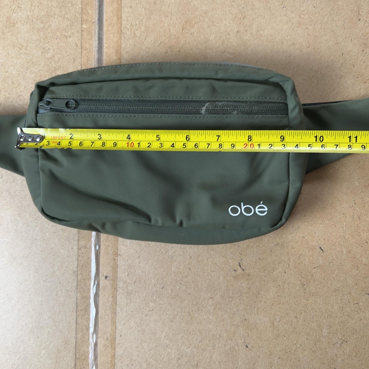 Obé Belt Bag & Fanny Pack Womens Small Olive Green Polyester Adjustable Strap