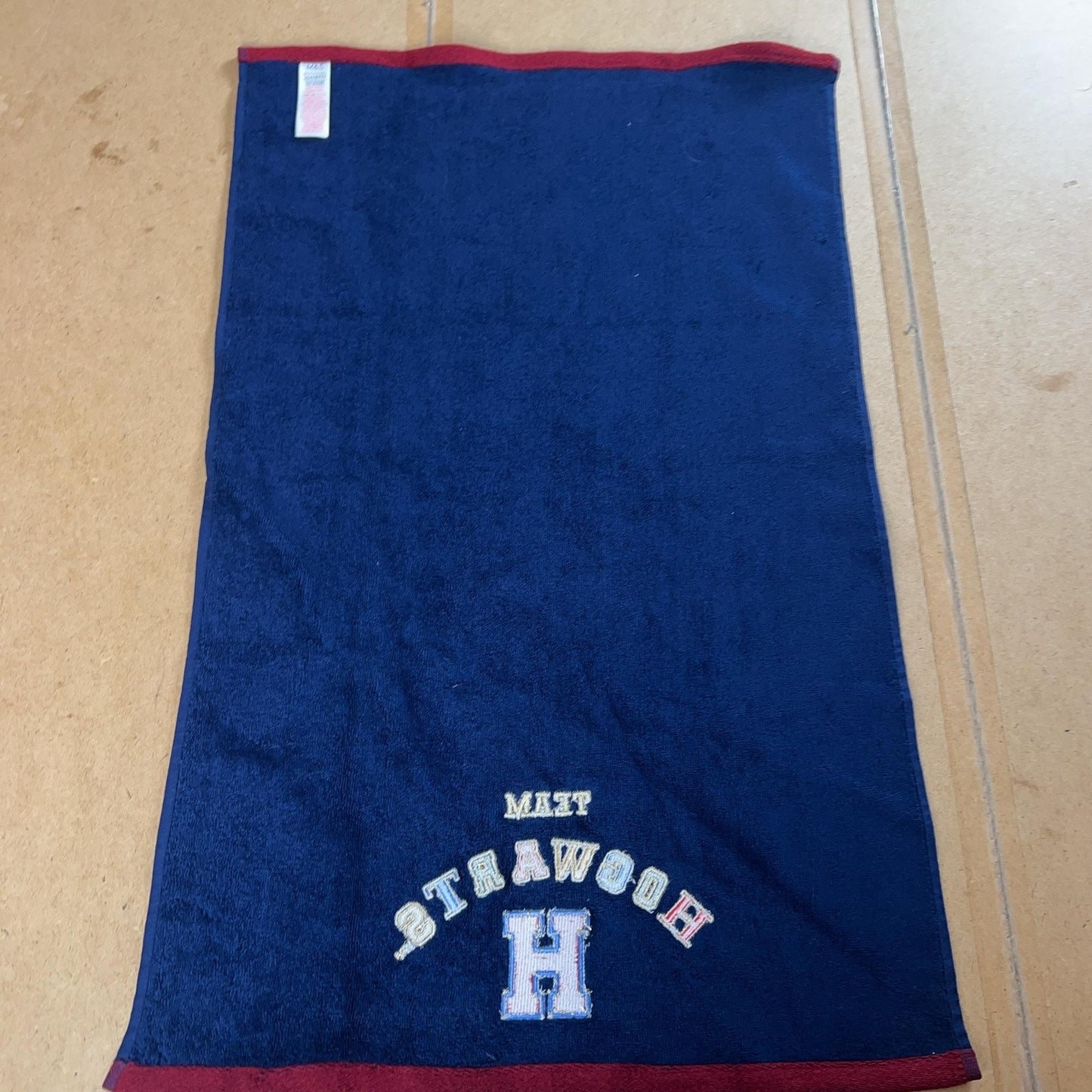M&S Kids Hand Towel Blue 50x90 Cm 100% Cotton Vintage Bordered Harry Potter