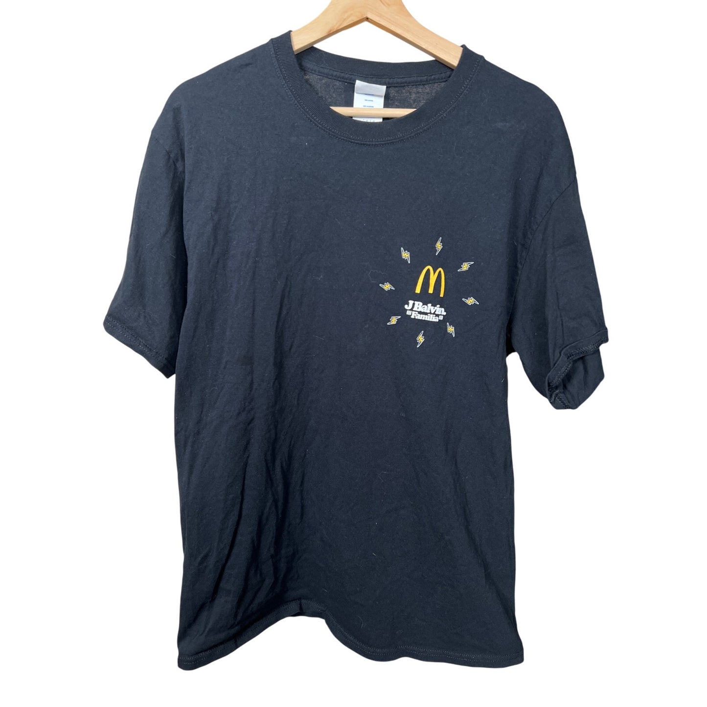 Mcdonald's J Balvin Familia Port & Company Large Black Shirt