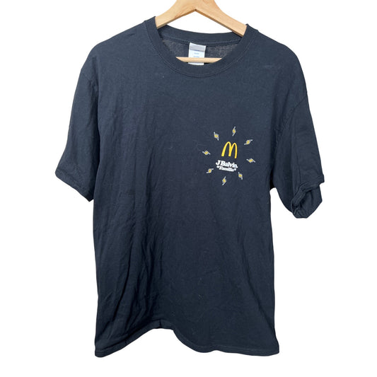 Mcdonald's J Balvin Familia Port & Company Large Black Shirt