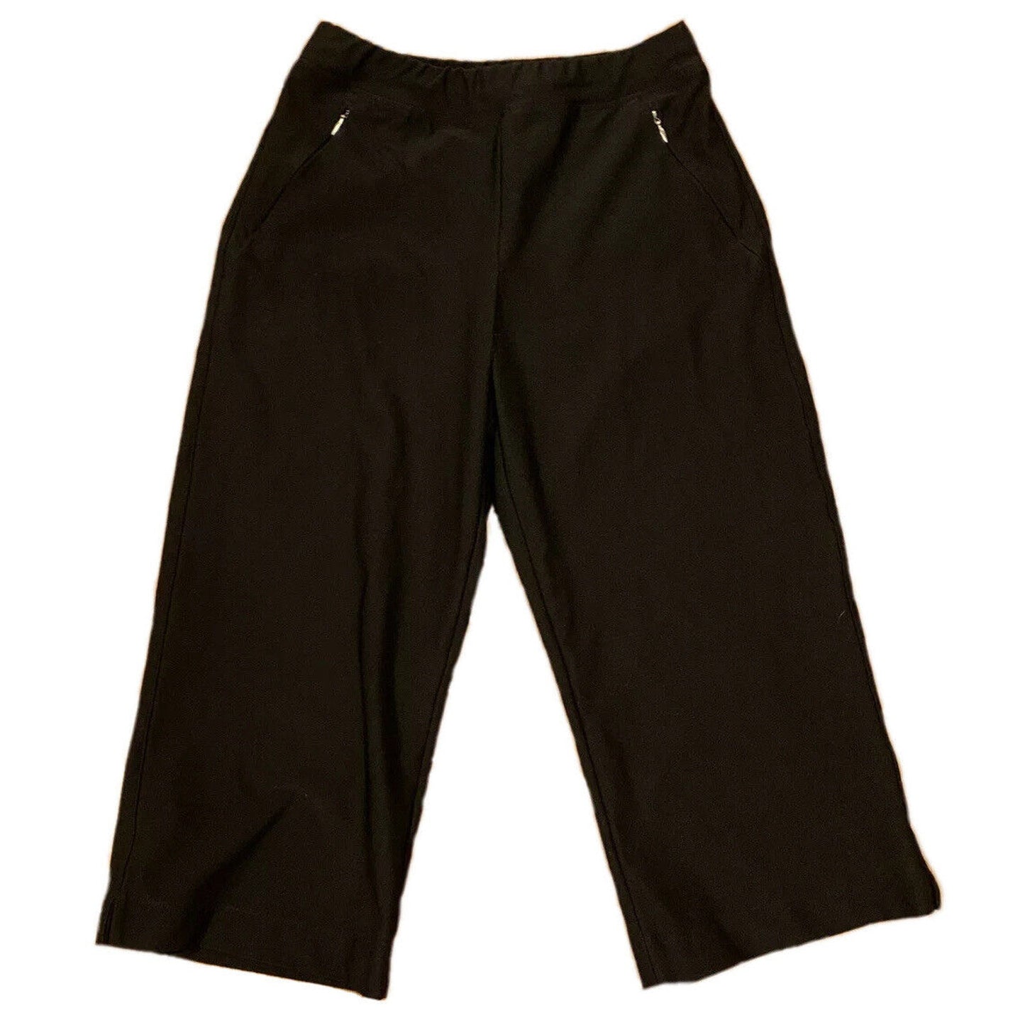 Lucy Black Cropped Gaucho Pants Size XS - EUC