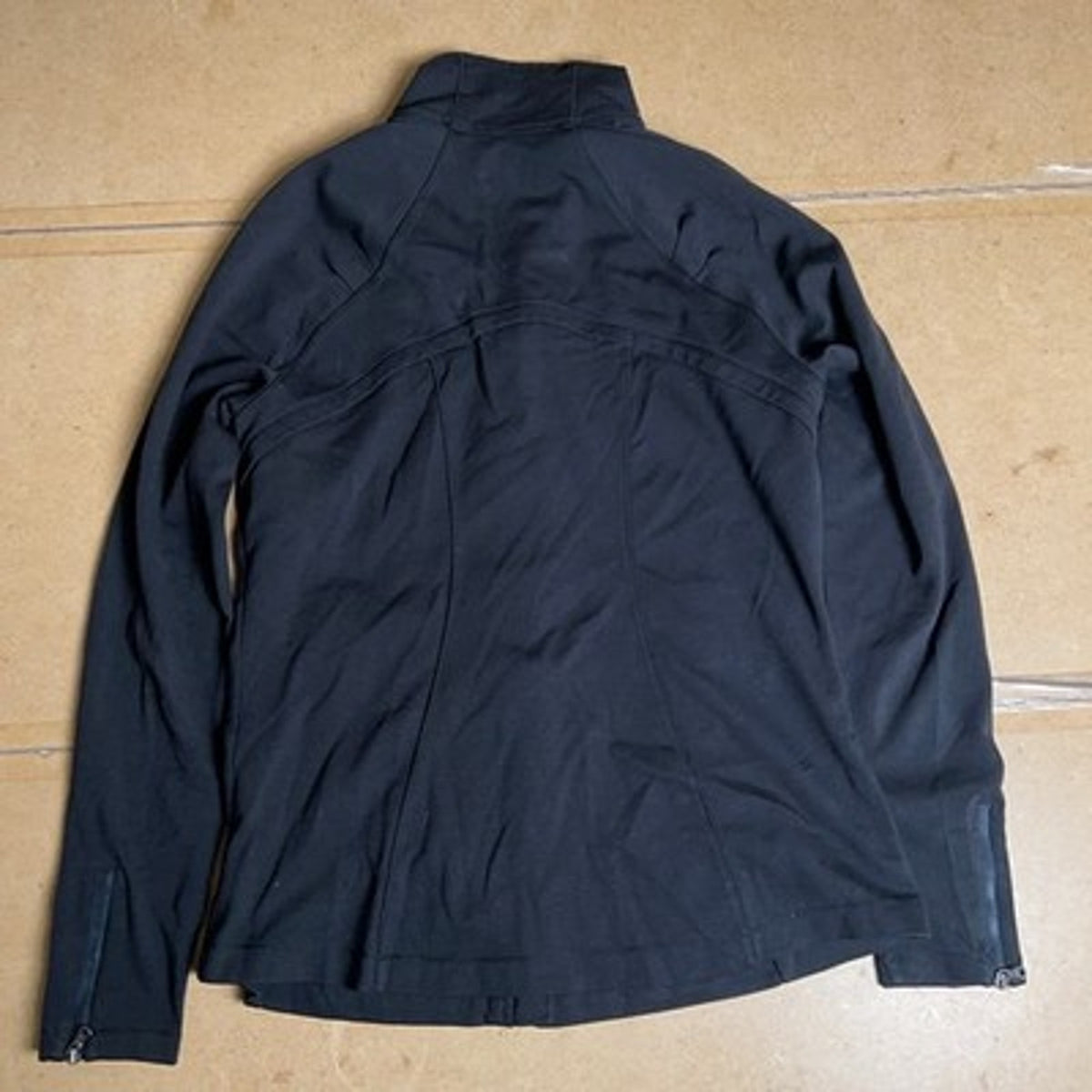 Under Armour Sweater Womens XL Black Full Zip Mock Neck ColdGear Thermal Stretch