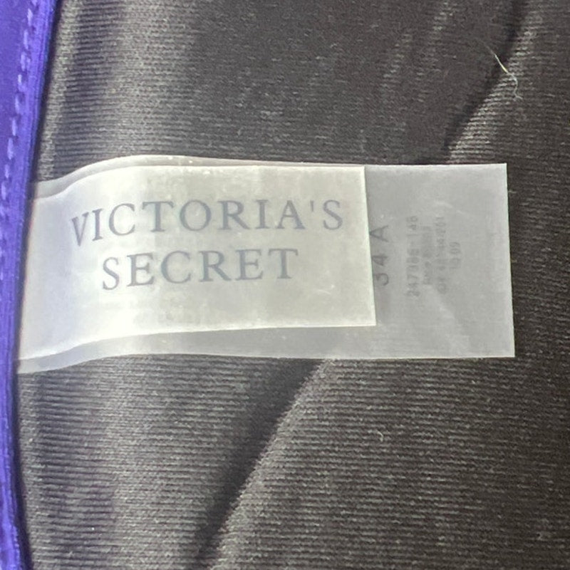 Victoria's Secret 34A Purple Push Up Halter Bikini Top EUC