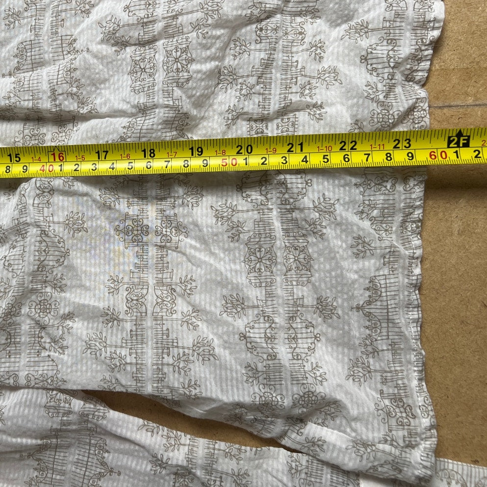 Vintage Pendleton Silk and Cotton Blend Tissue Weave Long Sleeve Women Size XL