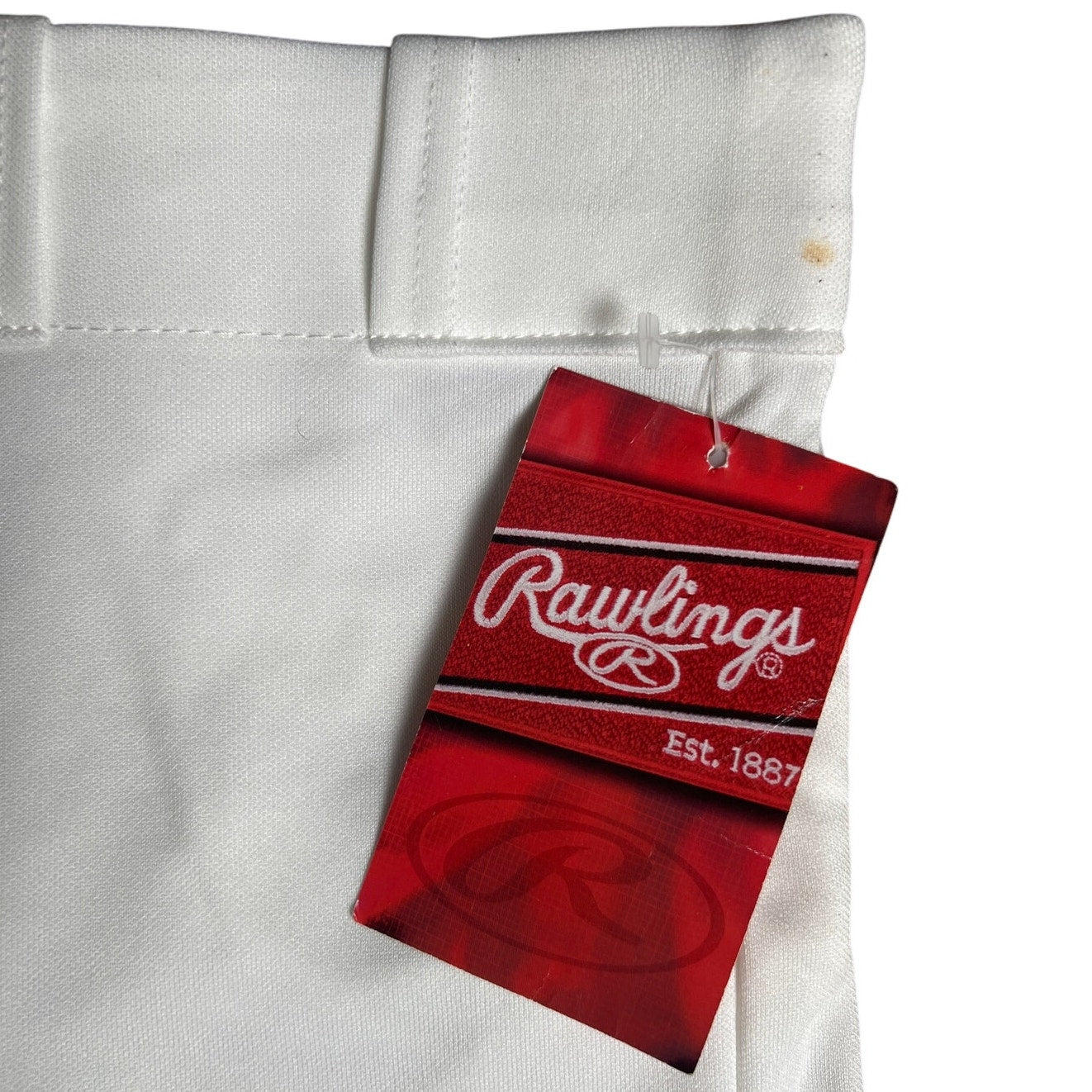 NWT Rawlings White Baseball Pants Men's Small