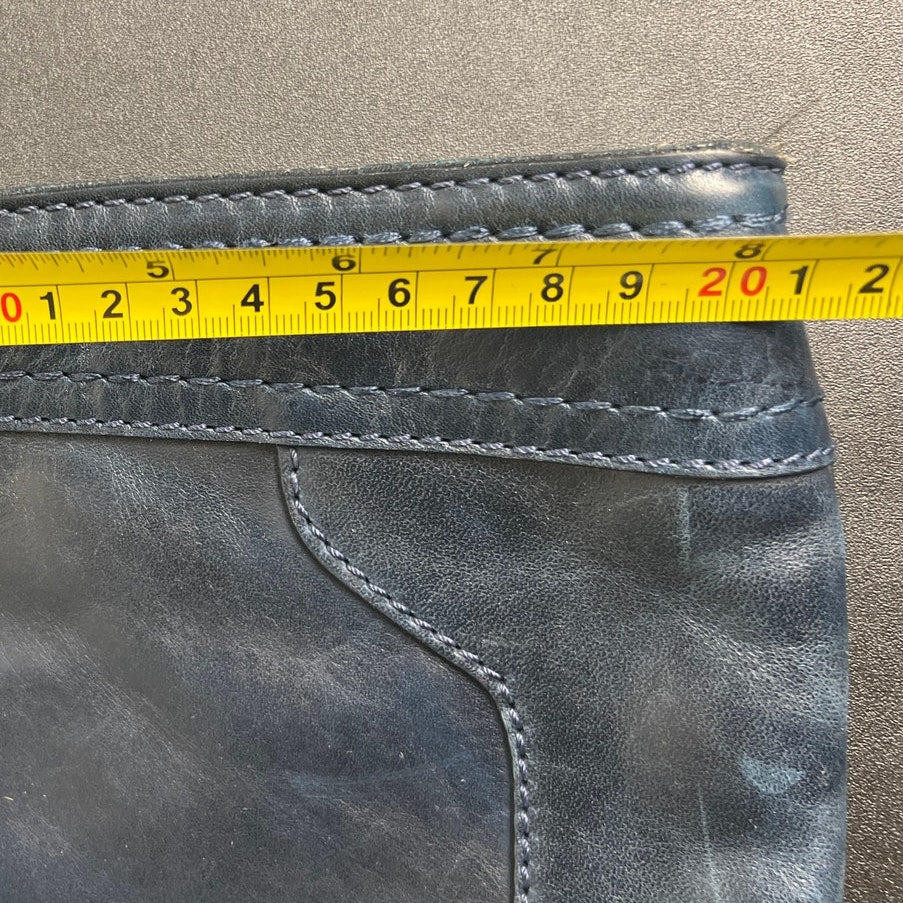 Frye Melissa Leather Crossbody In Blue