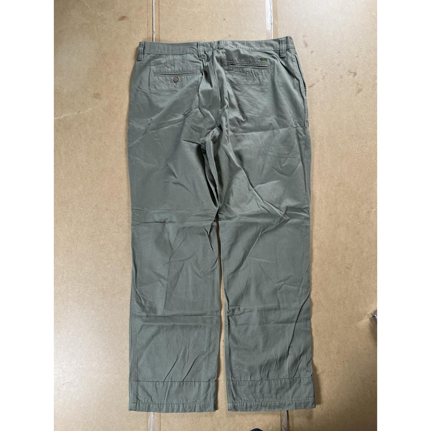 Mountain Khakis Pants Mens 40x34 Green Khakis Cotton Canvas Straight Workwear